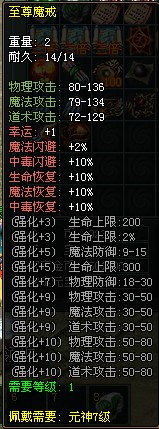 《无名传奇》元神装备展示图