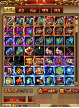 九星天辰诀背包功能