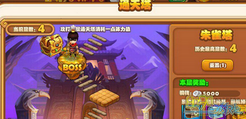 倍儿爽三国,通天塔在哪里