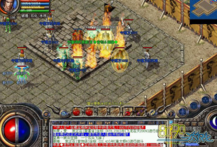 网页传奇天地异象花雨呈祥