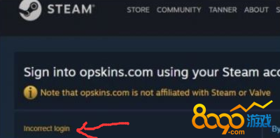 ��������incorrect login�ϱ��󶨲���