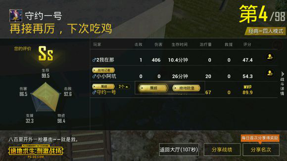 绝地求生刺激战场绝地鸡王获得条件