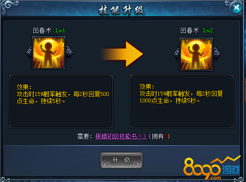 阴阳劫仙翼技能属性