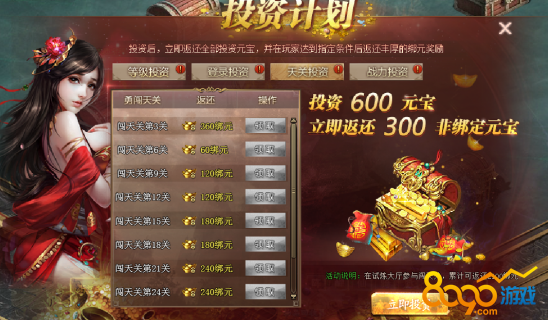 西游悟空传天关投资