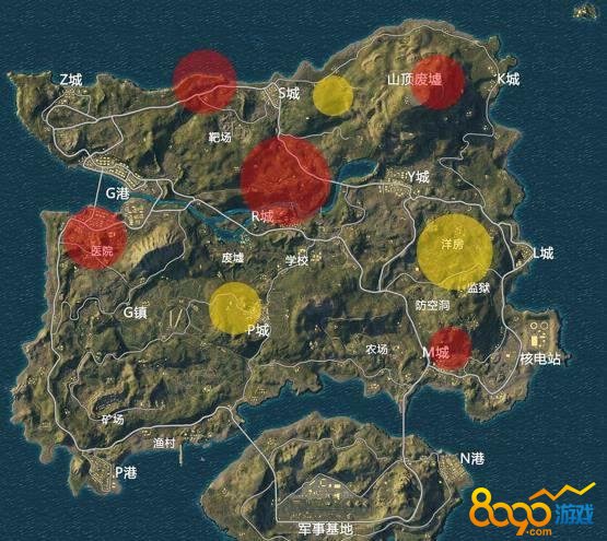 绝地求生刺激战场小黄鸭哪多在哪刷新 小黄鸭大概率刷新位置一览