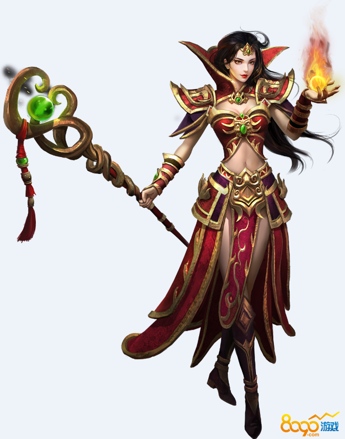 龙魂沙城法师女